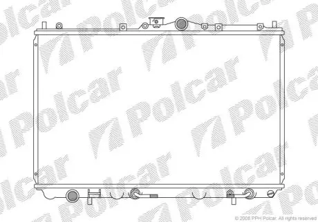 Радіатор охолодження Polcar 521008-2