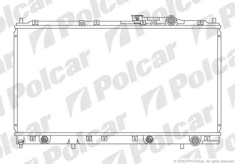 Радіатор охолодження Polcar 522108-5