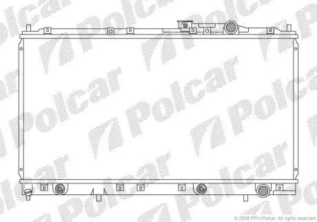 Радіатор охолодження Polcar 522108-5