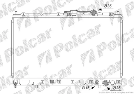 Радіатори охолодження, SPACE WAGON (N3_W, N Polcar 5230081K