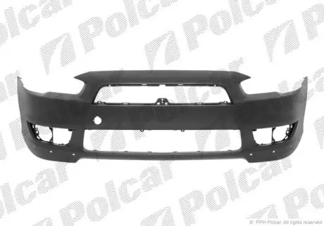 Бампер передній Polcar 523407-2