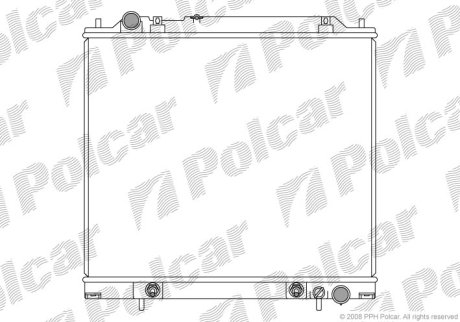 Радиатор охлаждения Polcar 525008-2