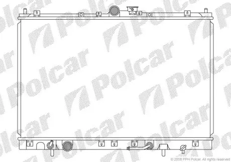 Радиатор охлаждения Polcar 525208-1