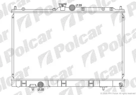 Радиатор охлаждения Polcar 5265082K