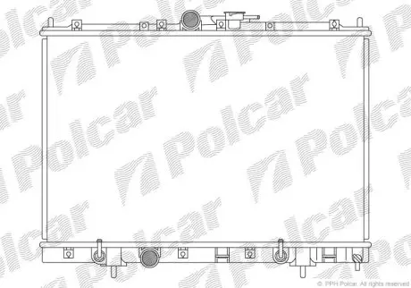 Радиатор охлаждения Polcar 526908-2