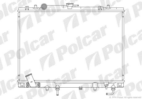 Радіатор охолодження Polcar 527308-2