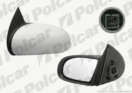 Дзеркало зовнішнє ліве Polcar 5501514E