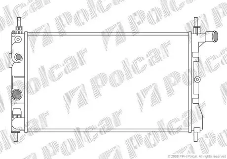 Радіатор Polcar 550508A2
