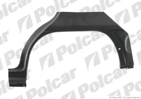Ремкомплект крила заднього лівого Polcar 5507836Q