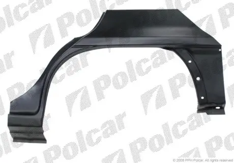 Ремкомплект крила заднього правий Polcar 550784-4