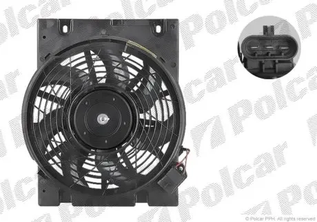 Вентилятор з корпусом / кронштейном Polcar 550823W2
