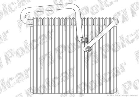 Випарник кондиціонера Polcar 5508P8-1