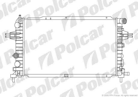 Радіатори охолодження Polcar 550908-5