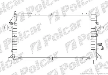 Радиатор охлаждения Polcar 550908-6