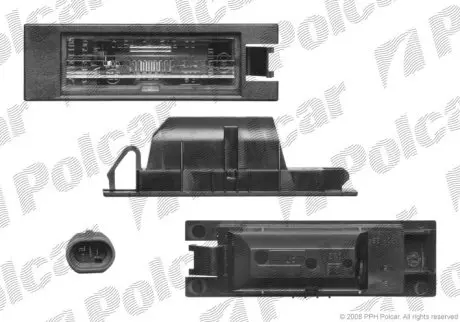 Ліхтар підсвітки номерного знаку Polcar 5509959X