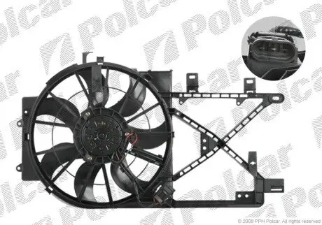 Вентилятор с корпусом/кронштейном Polcar 551623W3