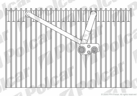 Испаритель кондиционера Polcar 5516P8-1