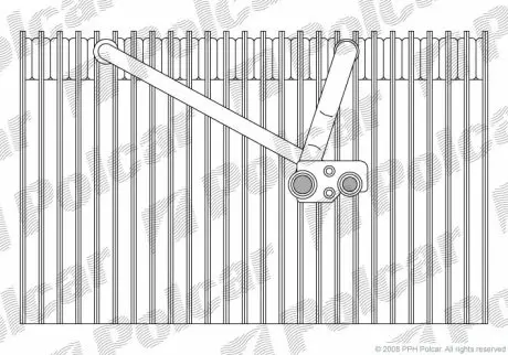 Випарник кондиціонера Polcar 5516P8-1