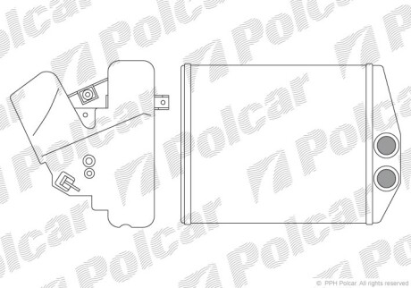 Радіатори обігріву Polcar 5518N8-2