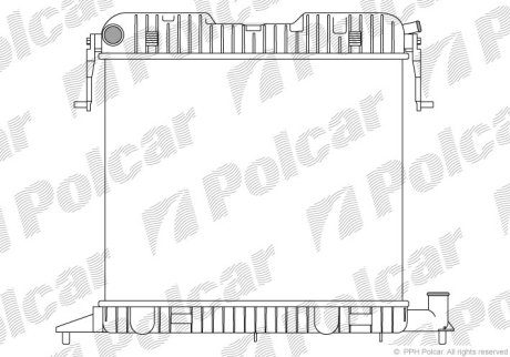 Радиатор охлаждения Polcar 552508-3