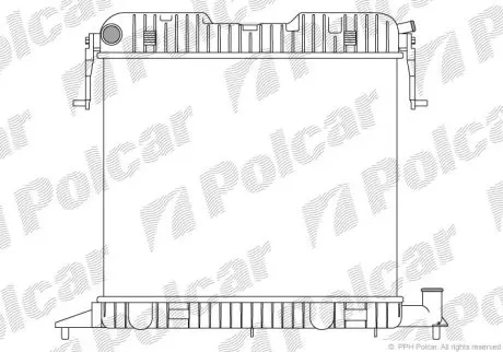 Радиатор охлаждения Polcar 552508-3
