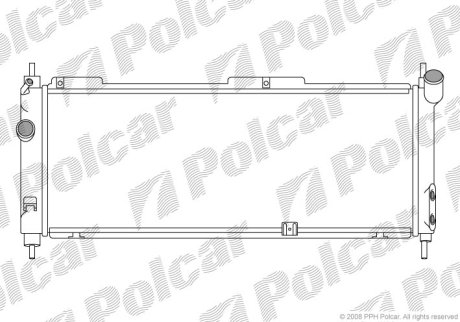 Радиатор охлаждения Polcar 555508A4