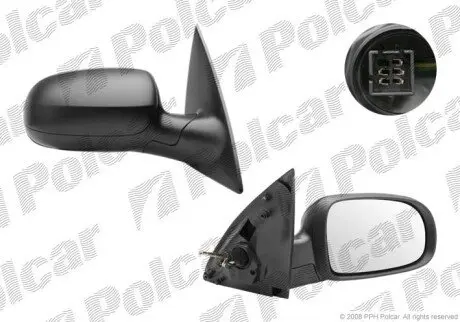 Дзеркало зовнішнє праве Polcar 555652-M