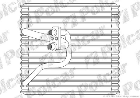 Випарник кондиціонера Polcar 5556P8-1