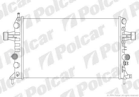 Радіатори охолодження Polcar 556008-3