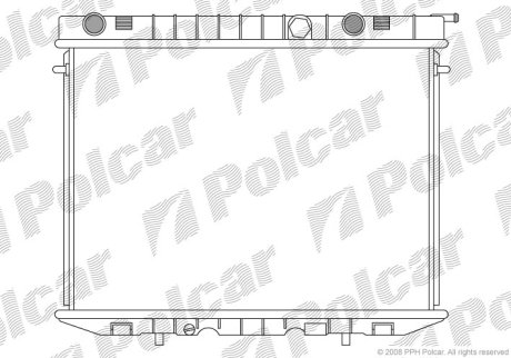 Радиатор охлаждения Polcar 558008-3