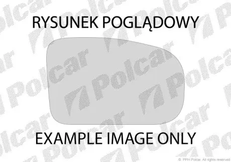 Скло дзеркала зовнішнього ліве Polcar 5702541E