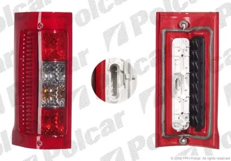 Ліхтар задній Polcar 5704870E