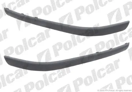 Молдинг бампера левый+правый Polcar 570607-9