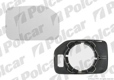 Вставка наружного зеркала левая Polcar 5706546E