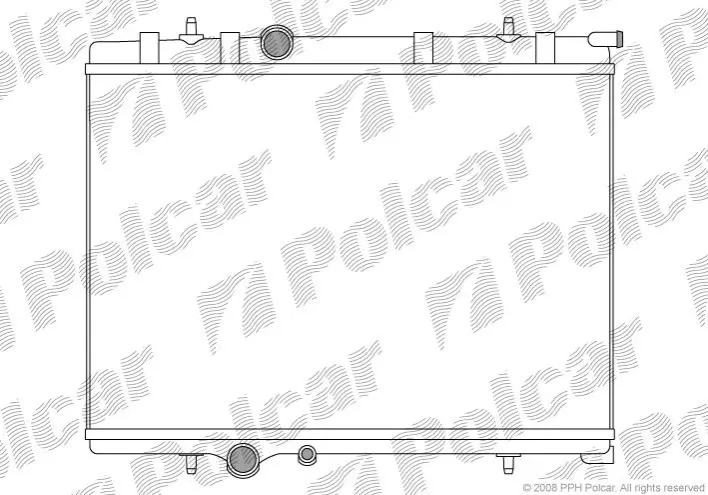 Радіатор охолодження Polcar 571008-7 (фото 1)