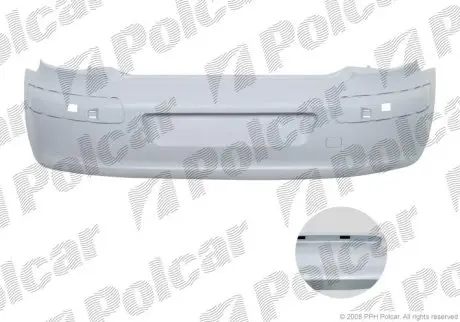 Бампер задний Polcar 571096-J