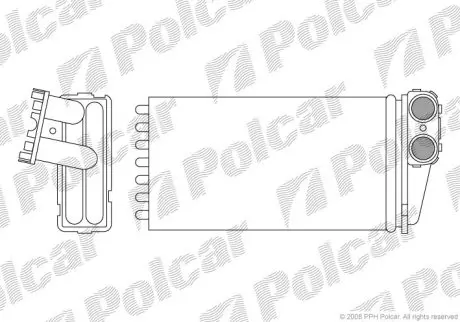 Радиатор обогрева Polcar 5710N8-1