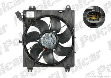 Вентилятор с корпусом/кронштейном Polcar 571623W4
