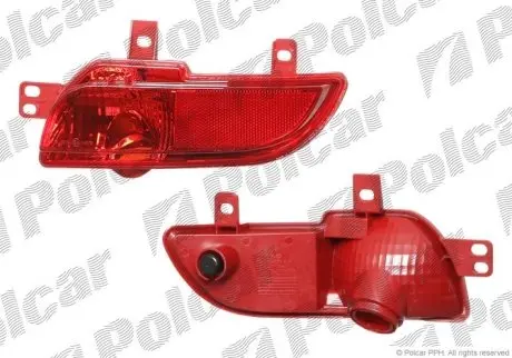 Противотуманная фара/светоотражатель задний Polcar 572098-E