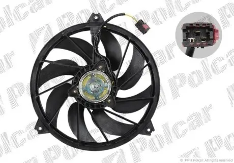 Вентилятор с корпусом/кронштейном Polcar 572323W3