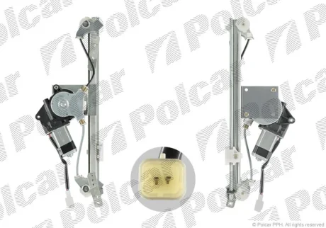 Склопідйомник електричний, PEUGEOT 206 Polcar 5723PSE6