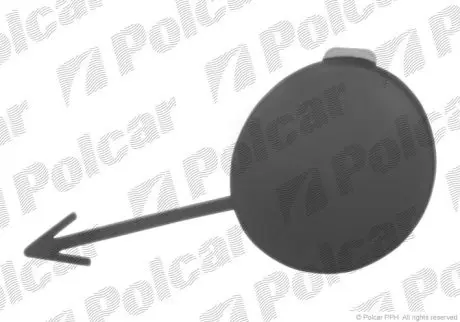 Заглушка крюка буксировки Polcar 572407-9