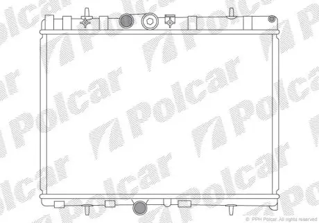 Радіатор охолодження Polcar 572408-2