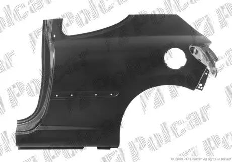 Крило заднє ліве Polcar 572483