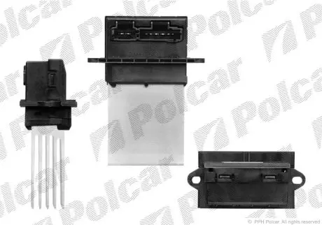 Резистор вентилятора салону Polcar 5746KST1X