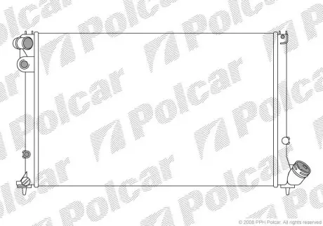 Радиатор охлаждения Polcar 574708-1