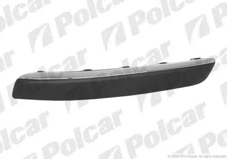 Накладка бампера ліва PEUGEOT 407, 04- Polcar 574807-5