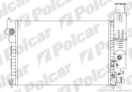 Радиатор охлаждения Polcar 576508-1