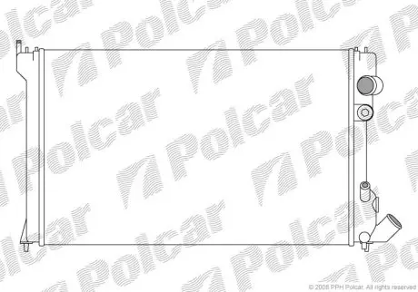 Радиатор охлаждения Polcar 576508-3