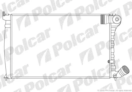 Радиатор охлаждения Polcar 576508-5